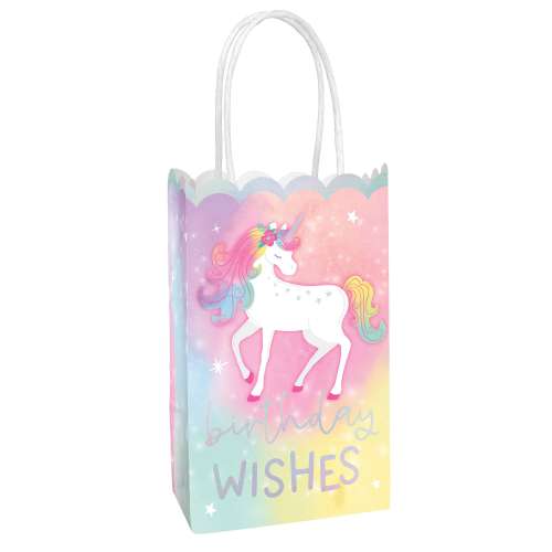 Enchanted Unicorn Treat Kraft Bags - Click Image to Close